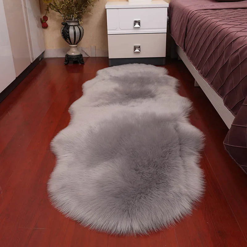 PV Velvet Carpets For Living Room Bedroom Rugs Fluffy Fur Rugs Home Decor 7 Colors Customized Floor Mat Home